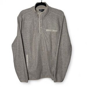 Eddie Bauer Sweater Fleece Pullover – Tan Medium NWT